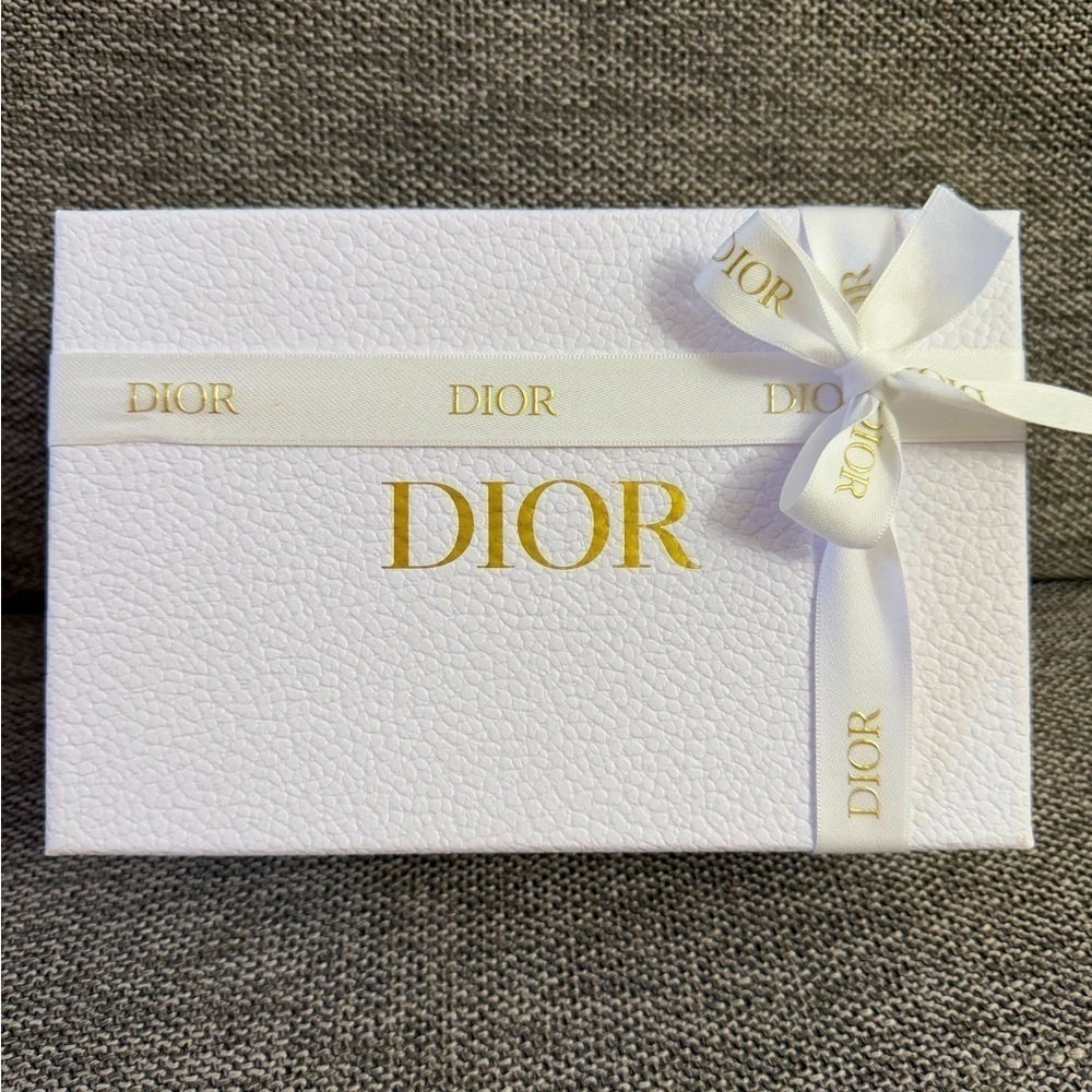 Dior White Empty Small Ribbon Rectangle Gift Box Paper Gift Birthday